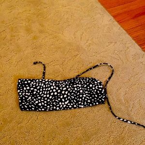 Strapless bikini top